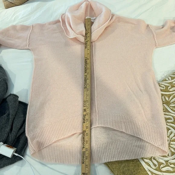 Max Studio soft pink cashmere sweater M - Picture 5 of 8